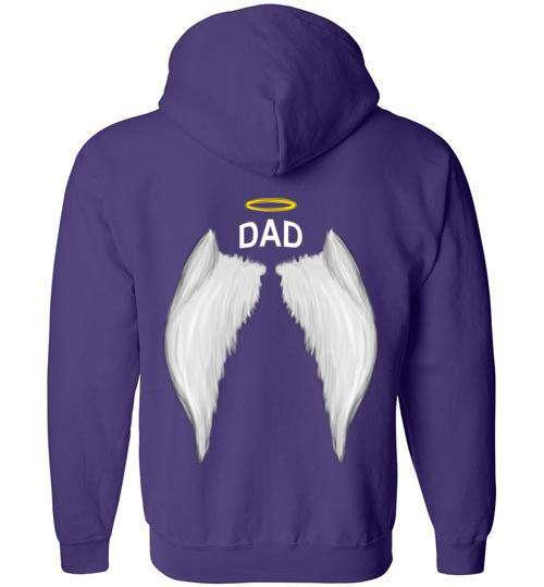 Dad - Halo Wings FULL ZIP Hoodie - Image 4