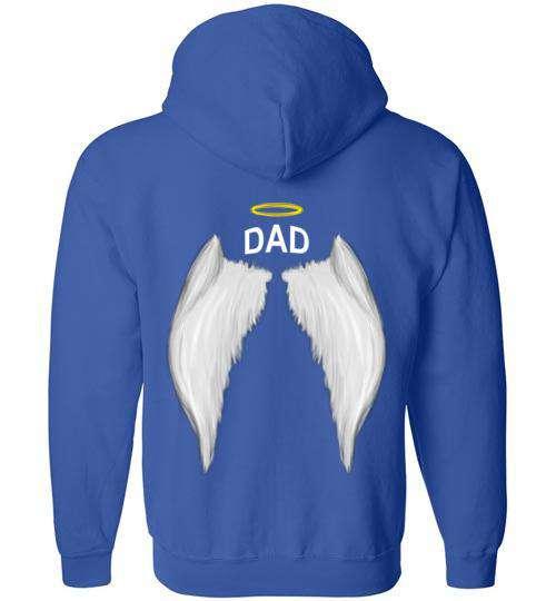 Dad - Halo Wings FULL ZIP Hoodie - Image 6