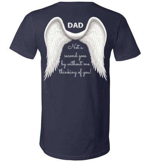 Dad - Not A Second Goes By V-Neck - Image 3