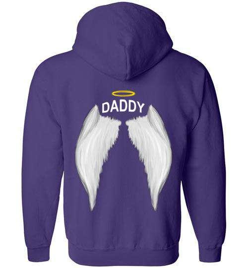Daddy - Halo Wings FULL ZIP Hoodie - Image 4