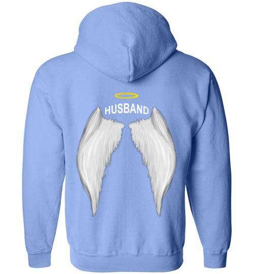 Husband - Halo Wings FULL ZIP Hoodie - Image 2