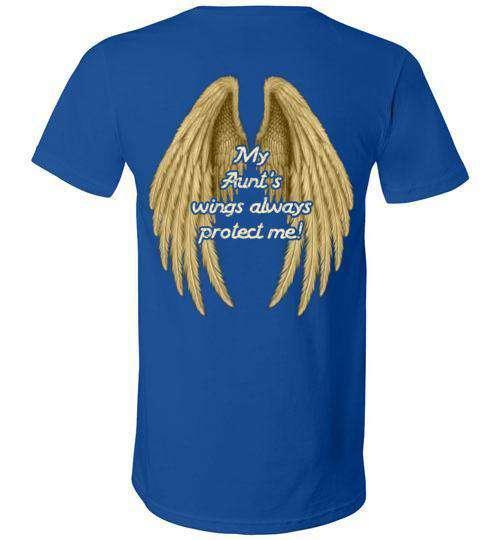 My Aunt's Wings Always Protect Me V-Neck - Image 6