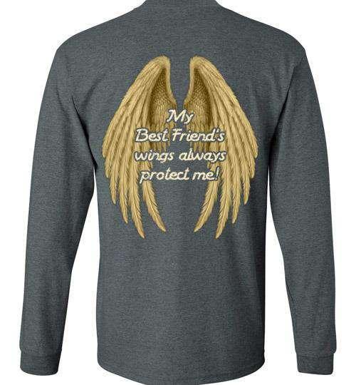 My Best Friend's Wings Always Protect Me Long Sleeve - Image 3
