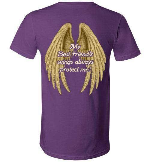 My Best Friend's Wings Always Protect Me V-Neck - Image 4