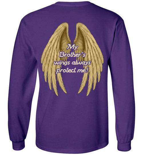 My Brother's Wings Always Protect Me Long Sleeve - Image 5