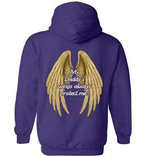 My Daddy's Wings Always Protect Me Hoodie - Image 6