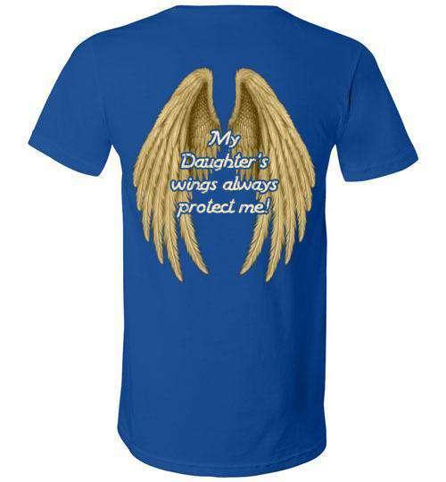 My Daughter's Wings Always Protect Me V-Neck - Image 5