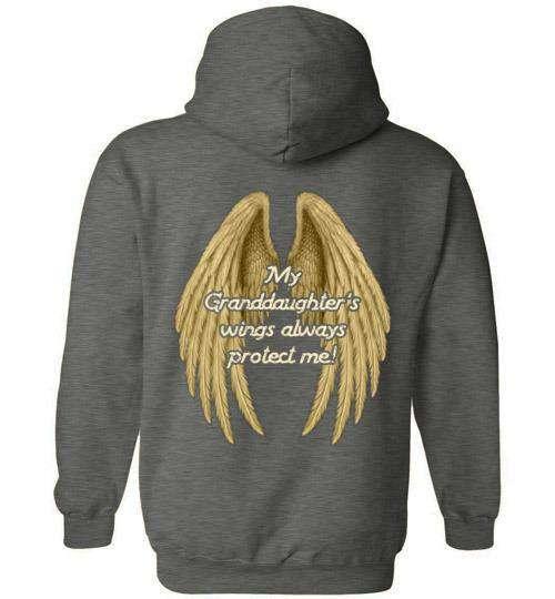 My Granddaughter's Wings Always Protect Me Hoodie - Image 3