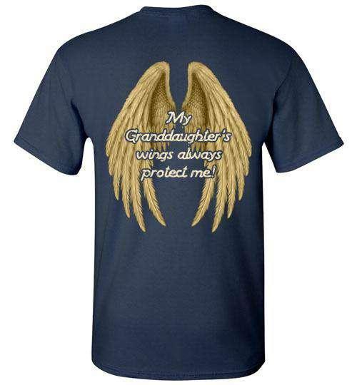 My Granddaughter's Wings Always Protect Me T-Shirt - Image 4