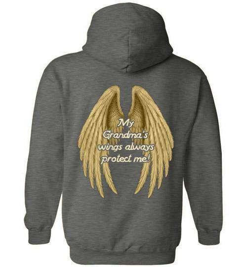 My Grandma's Wings Always Protect Me Hoodie - Image 3