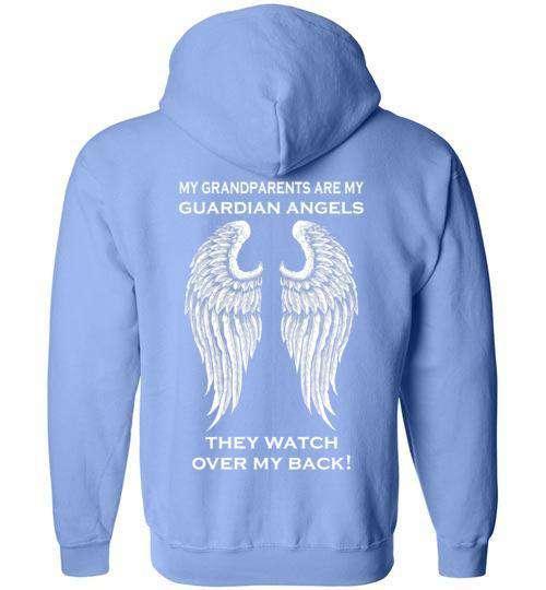 My Grandparents are my Guardian Angels FULL ZIP Hoodie - Image 3