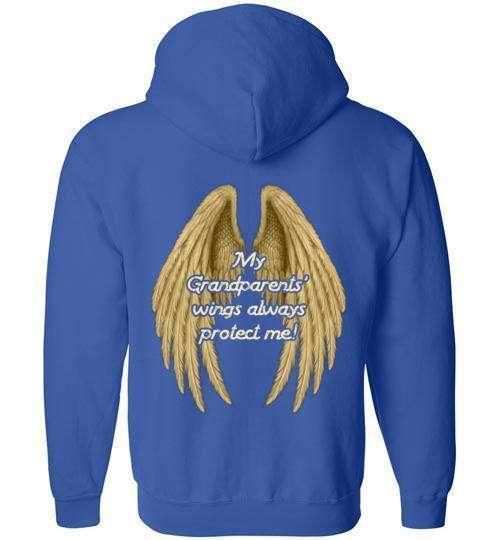 My Grandparents' Wings Always Protect Me FULL ZIP Hoodie - Image 6