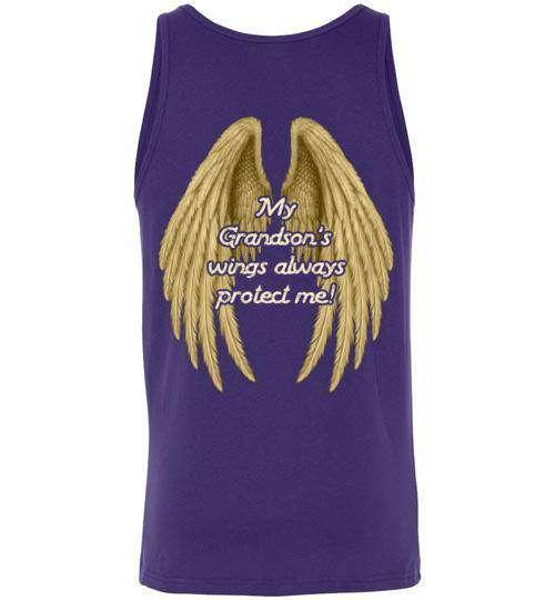 My Grandson's Wings Always Protect Me Tank - Image 5