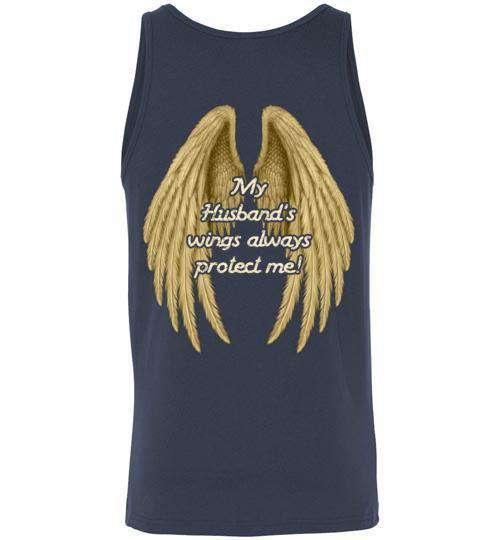 My Husband's Wings Always Protect Me Tank - Image 3