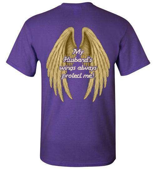 My Husbands's Wings Always Protect Me T-Shirt - Image 5