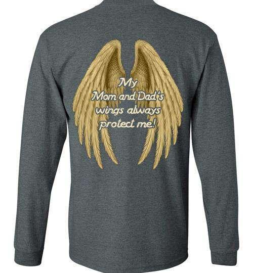 My Mom and Dad's Wings Always Protect Me Long Sleeve - Image 3