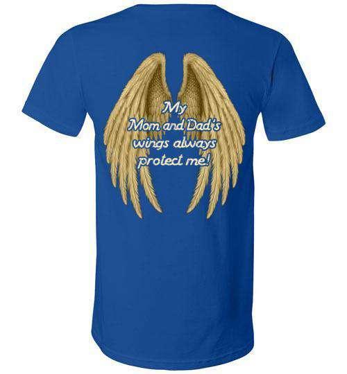 My Mom and Dad's Wings Always Protect Me V-Neck - Image 5