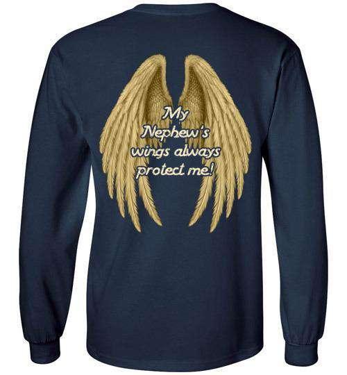 My Nephew's Wings Always Protect Me Long Sleeve - Image 4