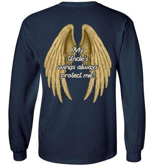 My Uncle's Wings Always Protect Me Long Sleeve - Image 4