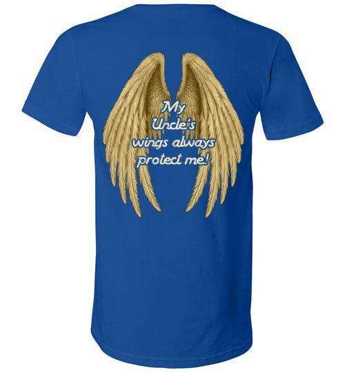 My Uncle's Wings Always Protect Me V-Neck - Image 5